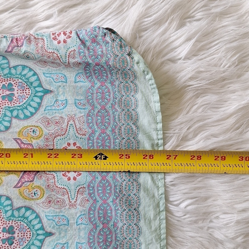 Talbots Moroccan Medallion Split Neck Tunic - Picture 13 of 14